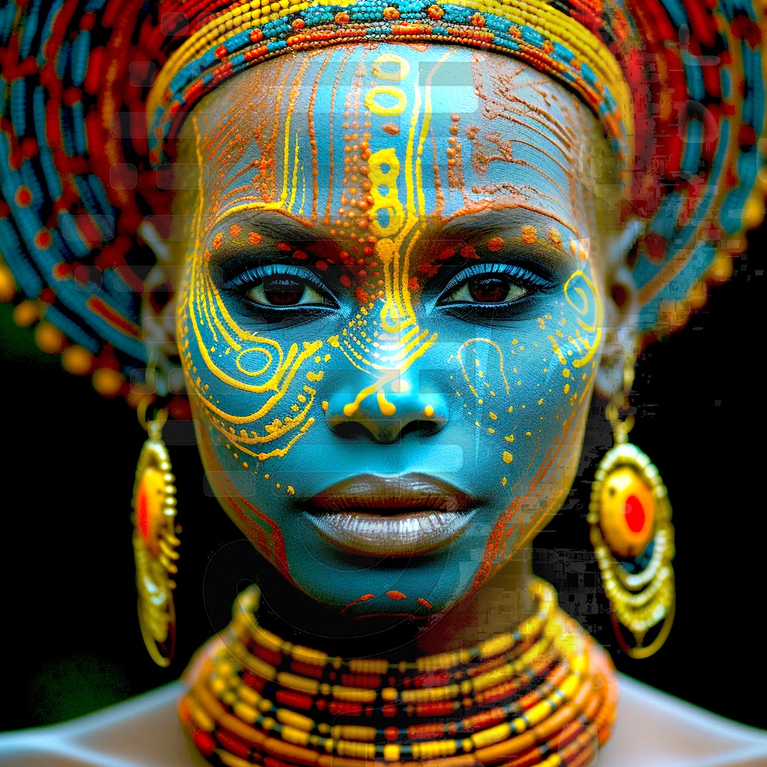 African Abstract Cultural Experience | Digital Art - Etsy