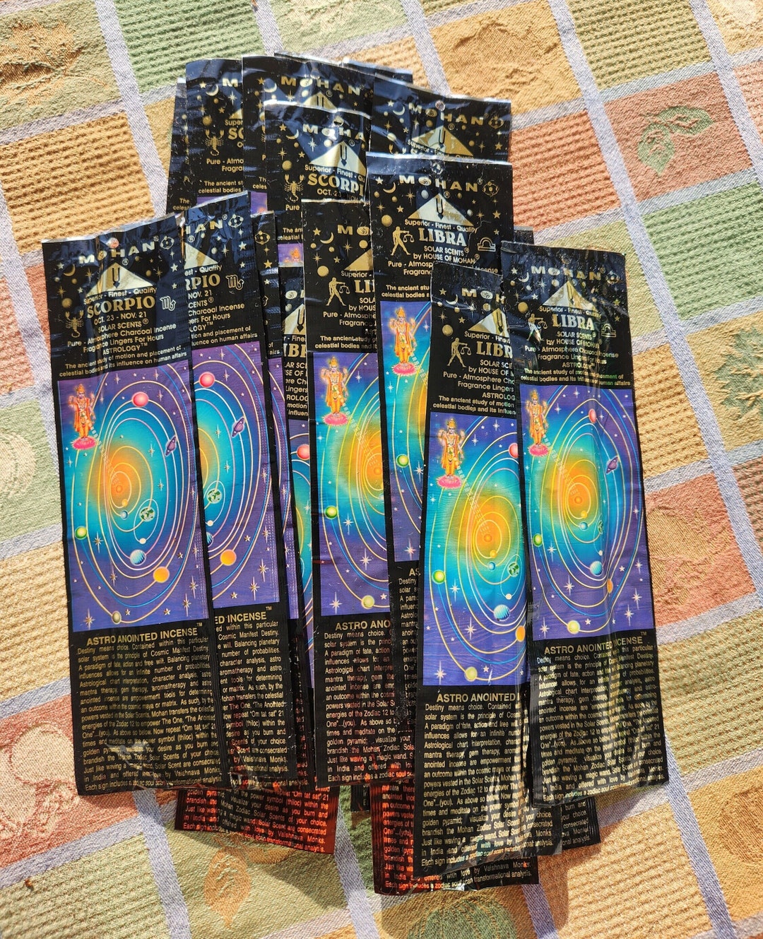 Variety Pack 20pks 200ea Mohan Charcoal Incense Sticks Etsy