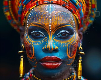 African Abstract Cultural Experience | Digital Art - Etsy
