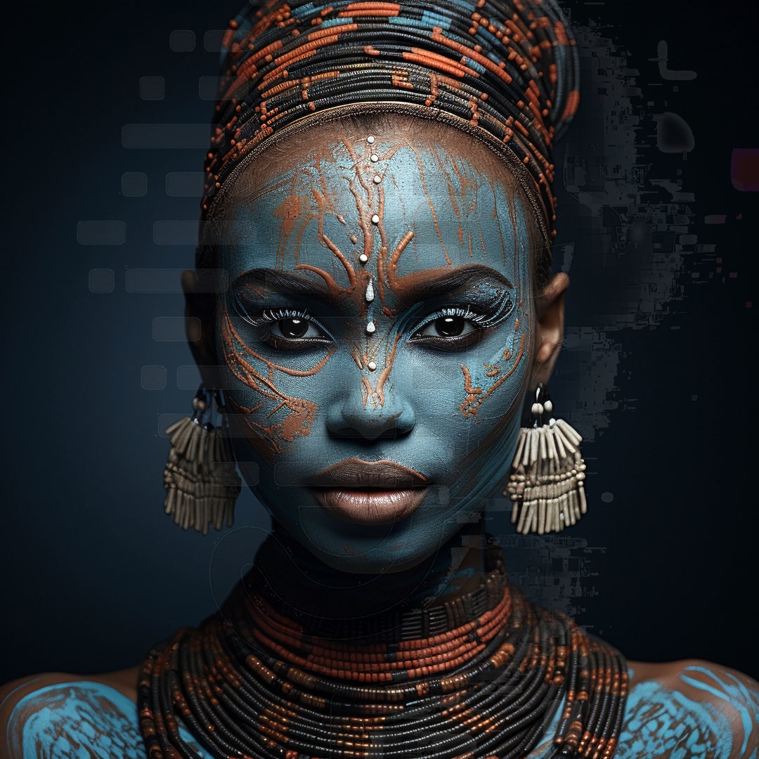African Abstract Cultural Experience | Digital Art - Etsy