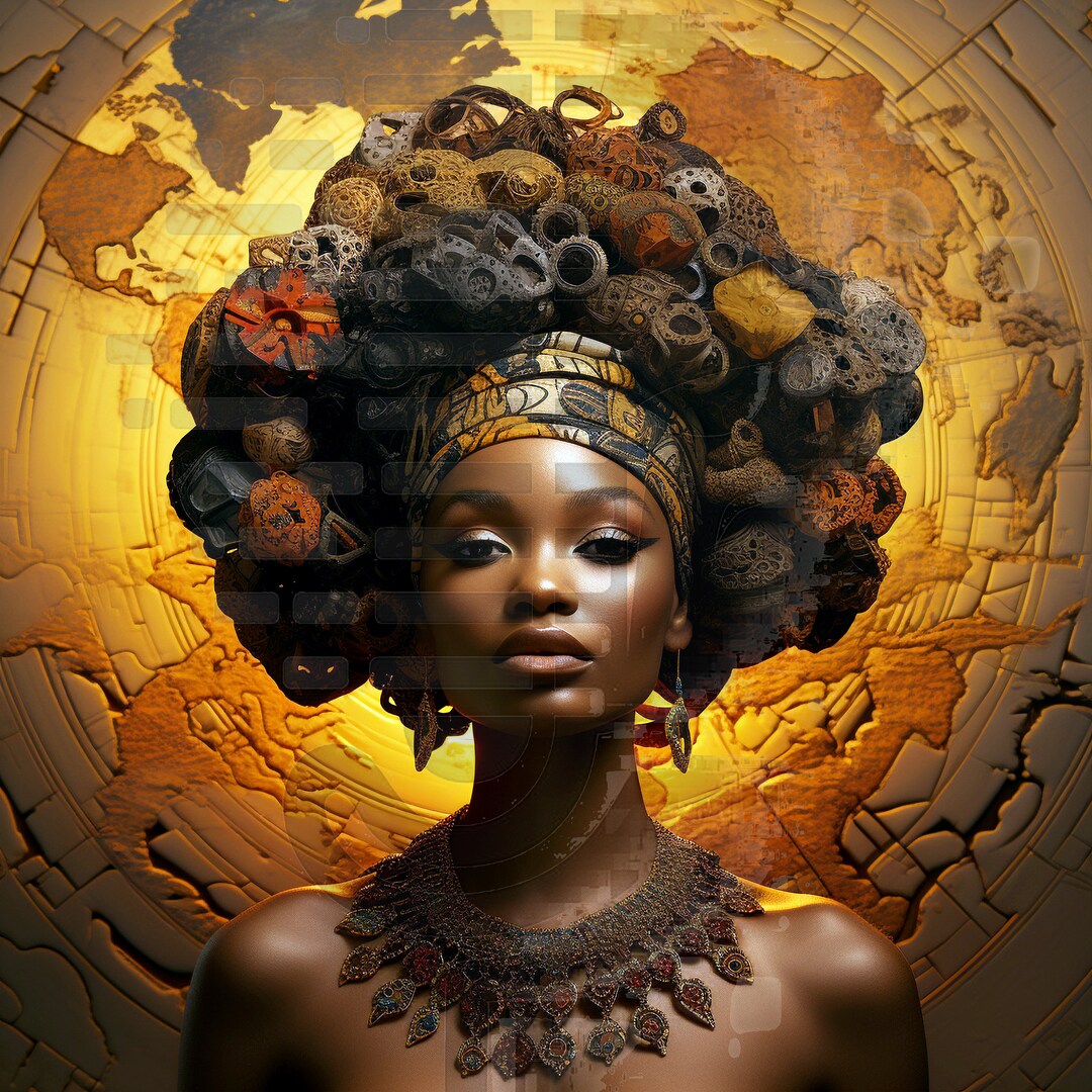 African Abstract Cultural Experience | Digital Art - Etsy