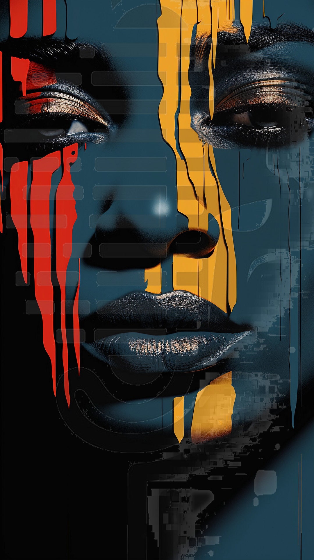 African Abstract Cultural Experience | Digital Art - Etsy
