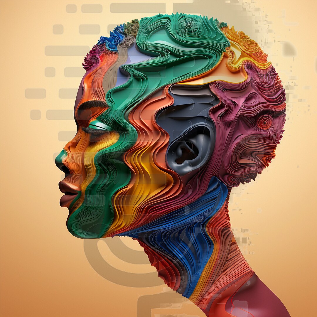 African Abstract Cultural Experience | Digital Art - Etsy