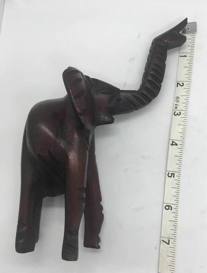 アフリカンアート | 木製象 | ダークブラウン - Etsy 日本