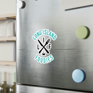 Long Island Foodies Kiss-Cut Vinyl Decals, LI Foodies Decal, Long Island Foodies Window Decal, Long Island Foodies Sticker, Foodies Sticker