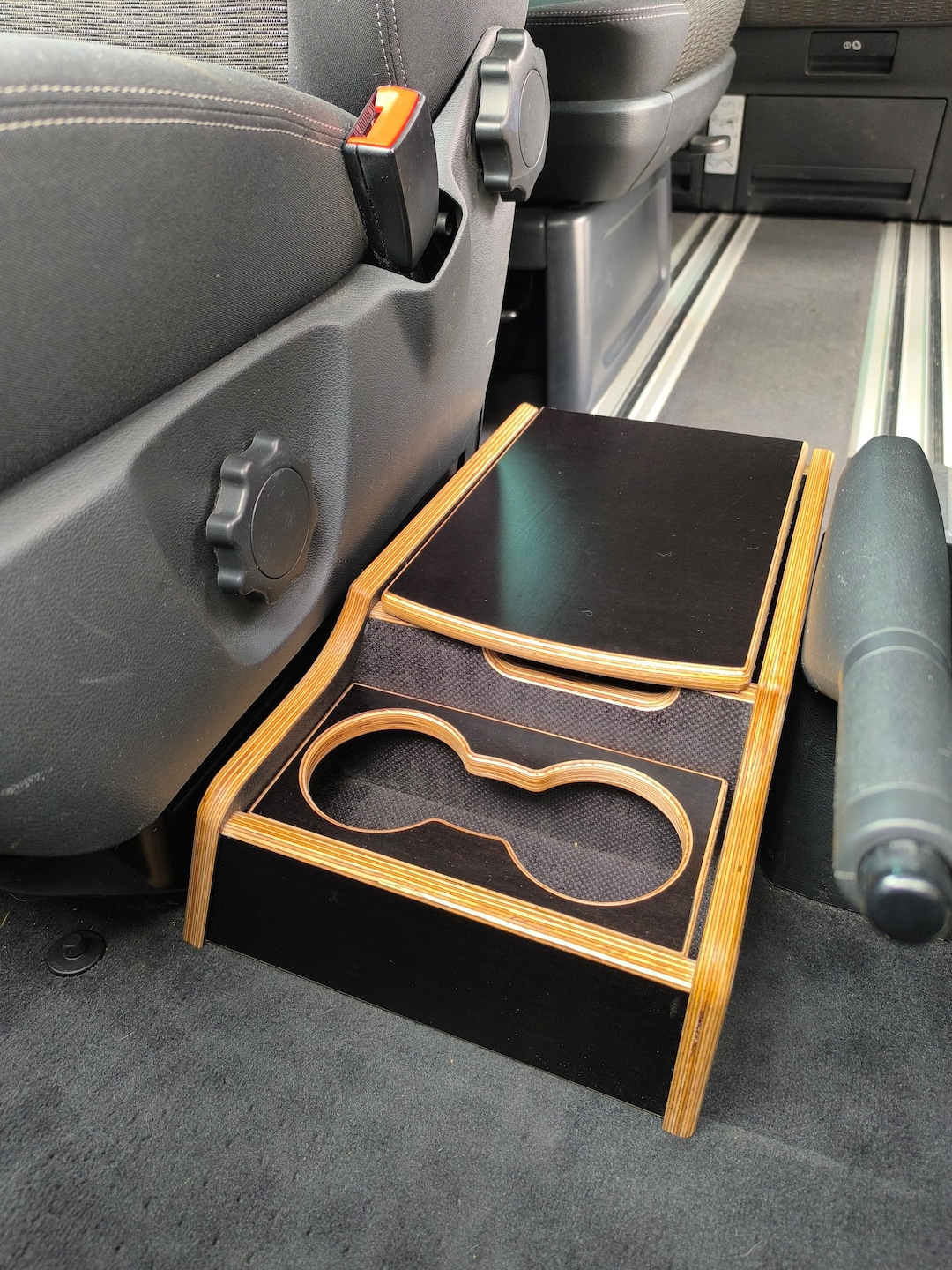 VW T5 T6 T6.1 CALIFORNIA Center Console 17 Cm for Swivel Seat Storage ...