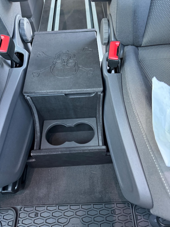 Console Centrale Voiture Avec Étagères, USB, LED Et Porte-gobelets - Compatible T4 T5 T6 T7