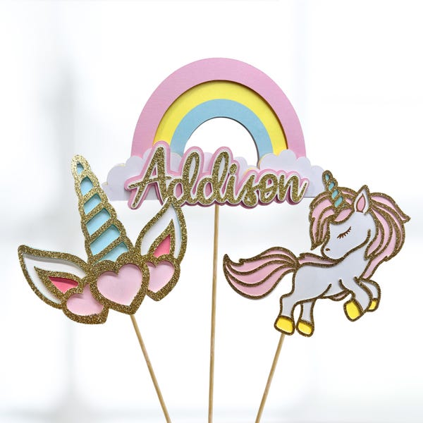 Unicorn Centerpiece - Etsy