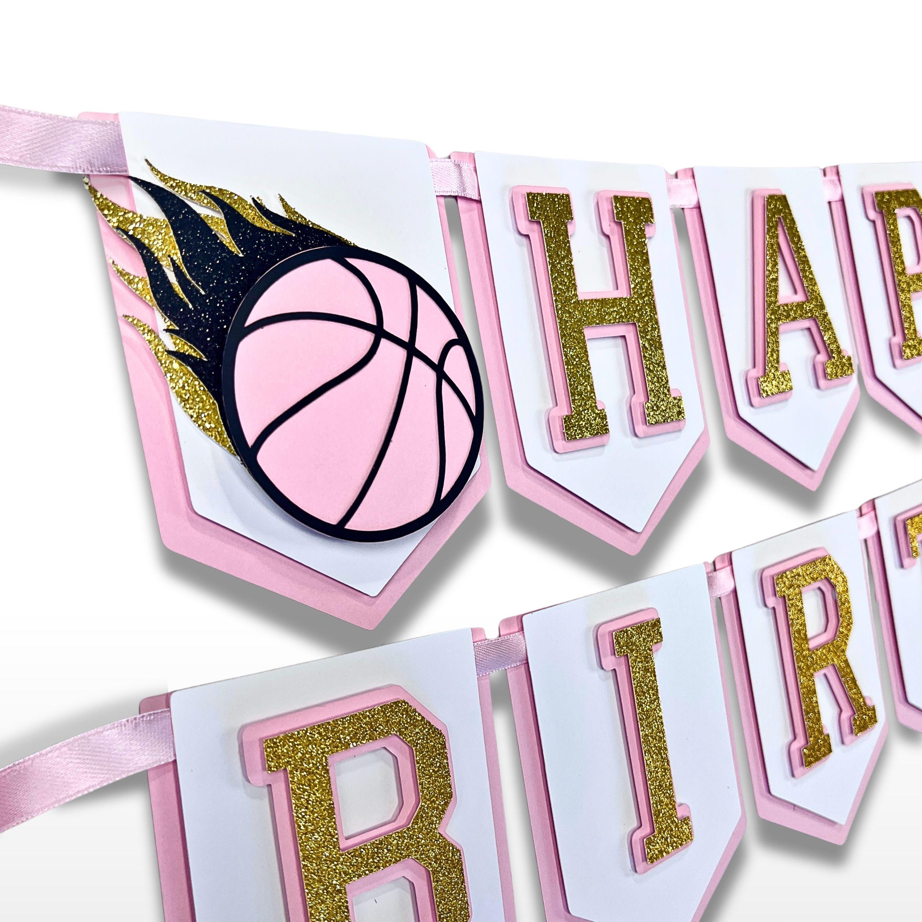 Custom Happy 69th Birthday Banner Flamingo Themed Party