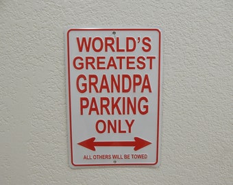 1961 Impala Parking Only Sign, 12x18 Metal, Chevy, Garage Man Cave