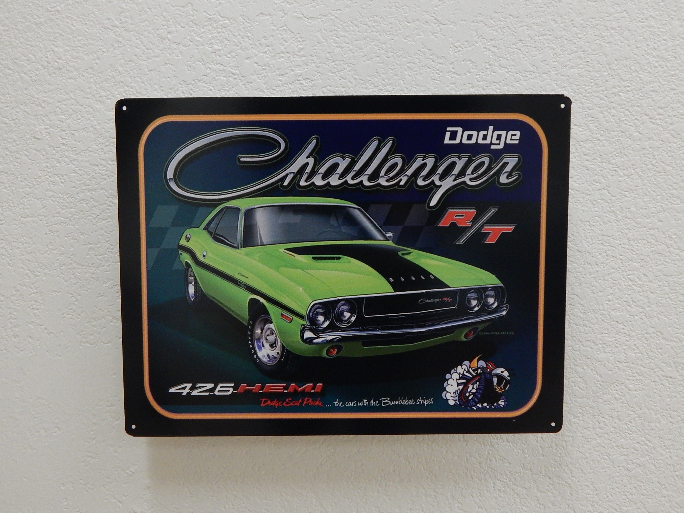 Dodge Challenger RT 426 Hemi Metal Sign Man Cave Decor - Etsy