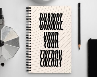 Manifestation Journal Dr. Joe Dispenza Notebook Spiral Journal Gift Change Your Energy Gratitude Positive Affirmation Gratitude