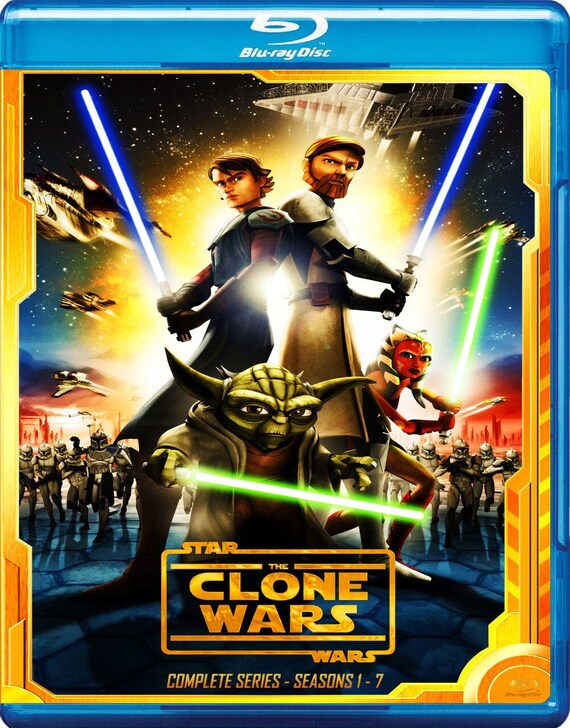 Clone Wars Complete Seasons 1 7 Blu Ray