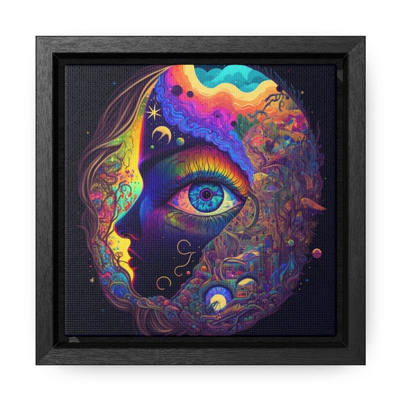 Psychedelic canvas painting sale