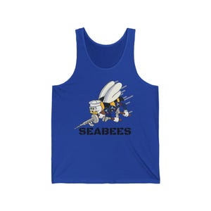 SEABEES Unisex Jersey Tank Seabees Support zu Weihnachten Geburtstag