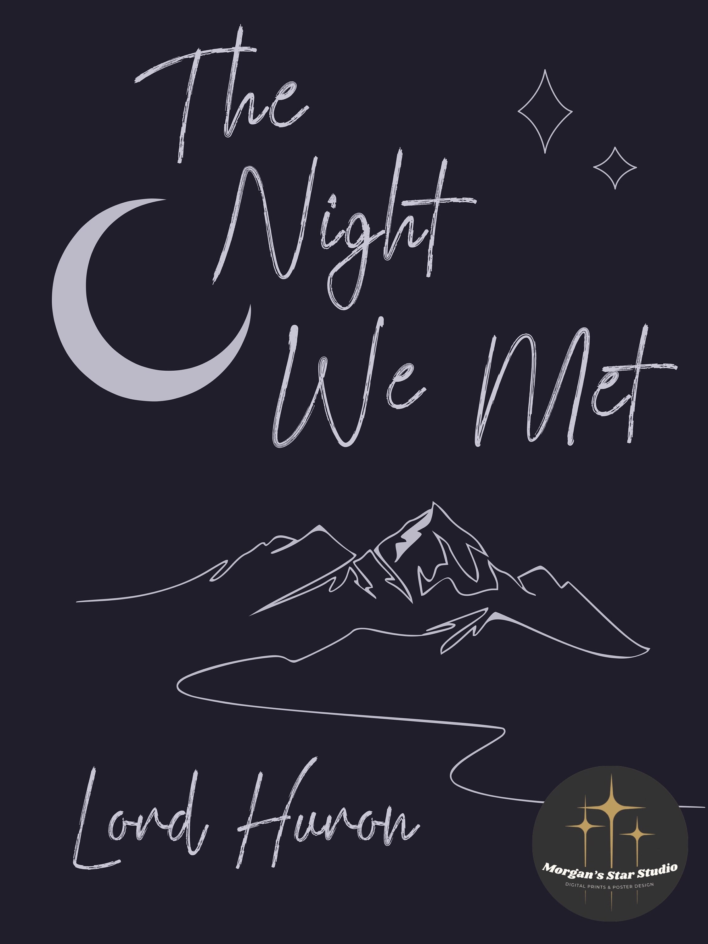 Lord Huron The Night We Met Text The Night We Met by Lord Huron Art Print - Etsy
