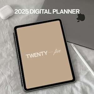 2025 Digital Planner | 2025 Planner for Goodnotes, Notability | Aesthetic Digital Planner | 2025 Personal Agenda | Minimalist iPad Planner