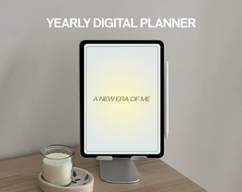 Yearly Digital Planner | Undated Planner for Goodnotes, Notability | Aesthetic Digital Planner | Personal Agenda | Minimalist iPad Planner