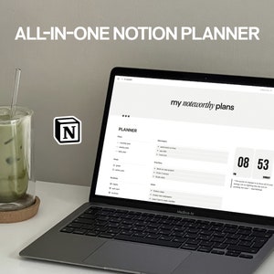 Notion Template | All in One Notion Planner | Simple Notion Planner | Notion Personal Agenda | Digital Planner | Ultimate Notion Calendar