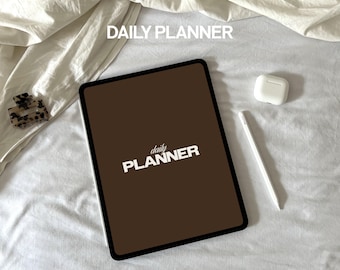 Daily Digital Planner | Digital Planner for GoodNotes, Notability | Daily Planner Template | Simple & Minimalist iPad Planner | Daily Agenda
