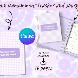 Printable Pain Tracker | Pain and Symptom Tracker | Pain Tracker Journal | Chronic Pain Tracker | Medical Tracker | Symptom Log