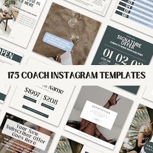 Instagram Templates, Instagram Feed, Post Templates, Instagram Carousel, Social Media, Instagram Coach, Neutral Instagram, Instagram Post