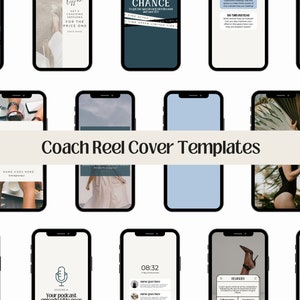 Reel Cover ästhetik | Instagram Reel Vorlage | Instagram Walzen Vorlage | Reel Cover Canva Vorlagen | Reel Covers Vorlagen | Garnrollenbezüge