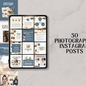 Instagram Templates Photographers | Instagram Template Canva Photographer | Photographer Content | Photography Template | Photographer Post