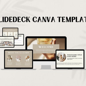 Masterclass Template | Webinar Template | Course Templates Canva | Webinar Slide Deck Canva | Webinar Slides | Course Slide Deck