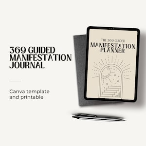 369 Journal PDF | Manifesting Journal | Manifestation Journal Digital Download | Manifestation Journal Printable | Manifest Journal