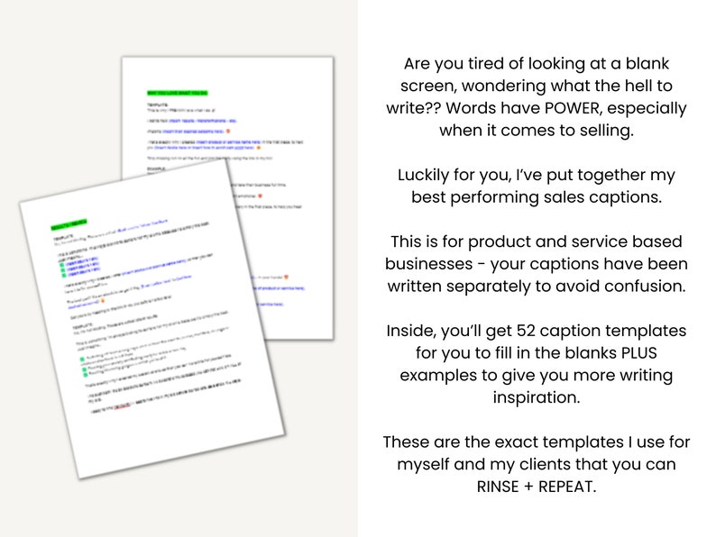 Sales Captions for Instagram Caption Template Instagram Caption