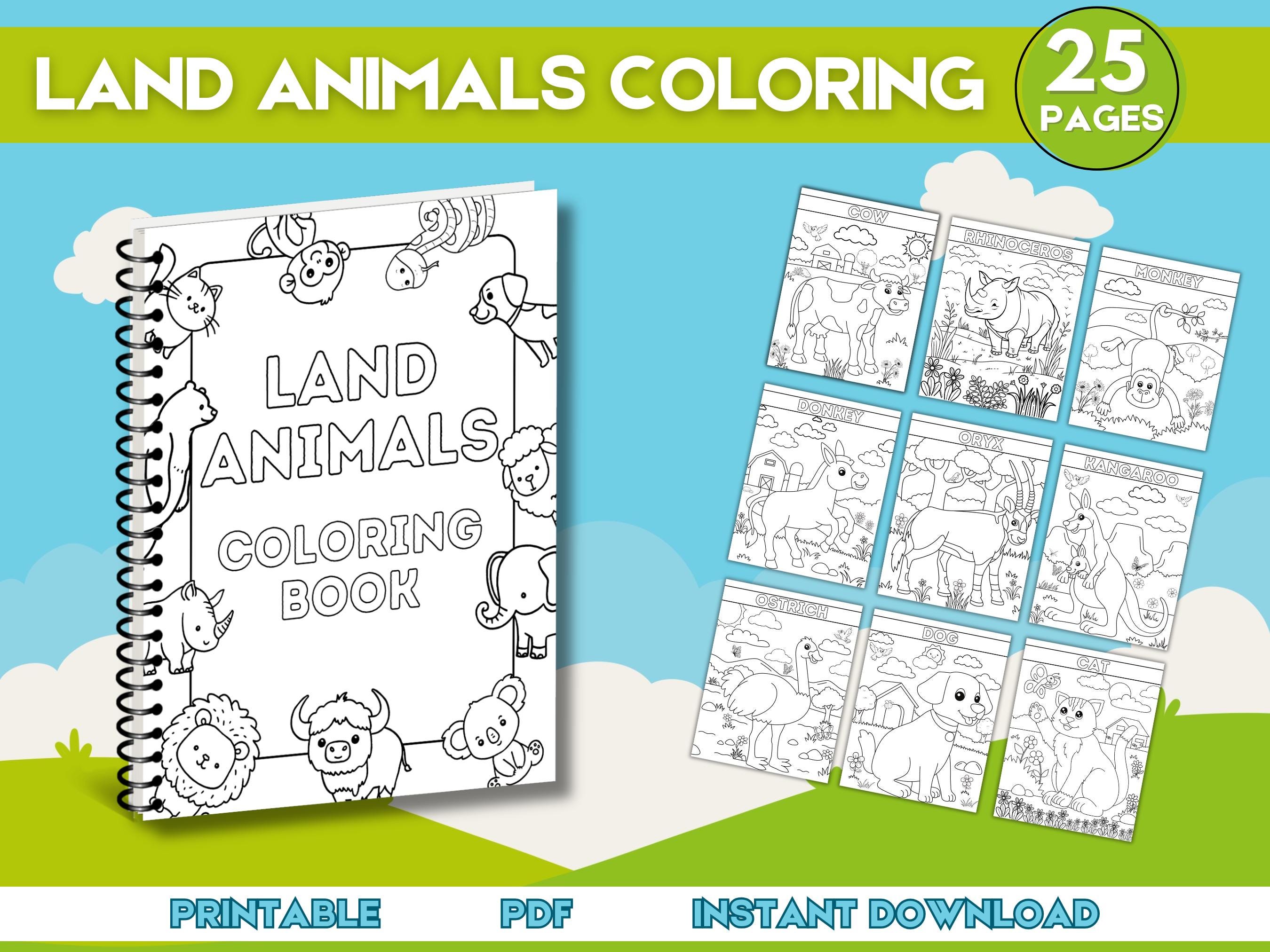 Animal Coloring | Animal Coloring Page | Kids Coloring Pages | Animal