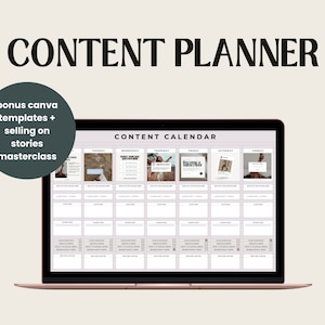 Google Sheets Social Media Planner | Social Media Post Planner | Google Sheets Social Media Planner | Content Digital Planner