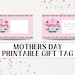 Happy Mothers Day Gift Tags Printable Mothers Day Gift Tag Happy ...