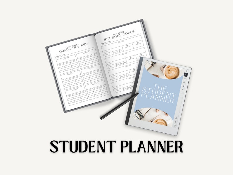 Student Printable Planner Student Planner 2023 Weekly Planner Academic