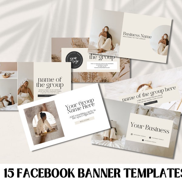 Canva Template Facebook Cover | Facebook Event Cover Photo Template | Facebook Cover | Facebook Banner | Facebook Template Covers