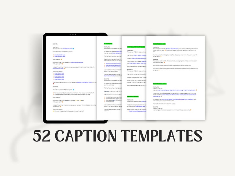 Sales Captions for Instagram Caption Template Instagram Caption