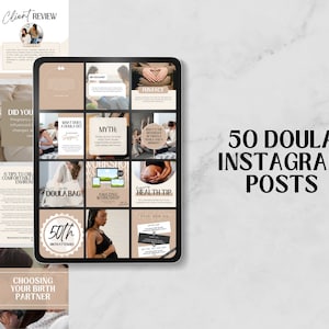Doula Social Media | Doula Instagram | Doula Marketing | Doula Content | Doula Templates | Doula Business | Doula Instagram Post