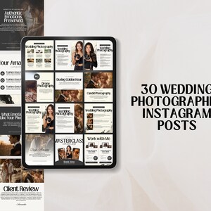 Photography Template Instagram | Canva Template Instagram Photography | Templates Instagram Photography | Wedding Photography Instagram