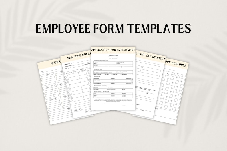 Employee Hire Forms Templates Employee Onboarding Form Template