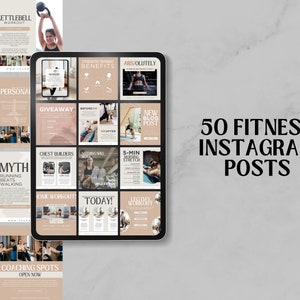 Canva テンプレート Instagram フィットネス | Instagram 投稿 フィットネス | フィットネス Instagram Canva テンプレート | フィットネス ソーシャル メディア | フィットネス コーチ