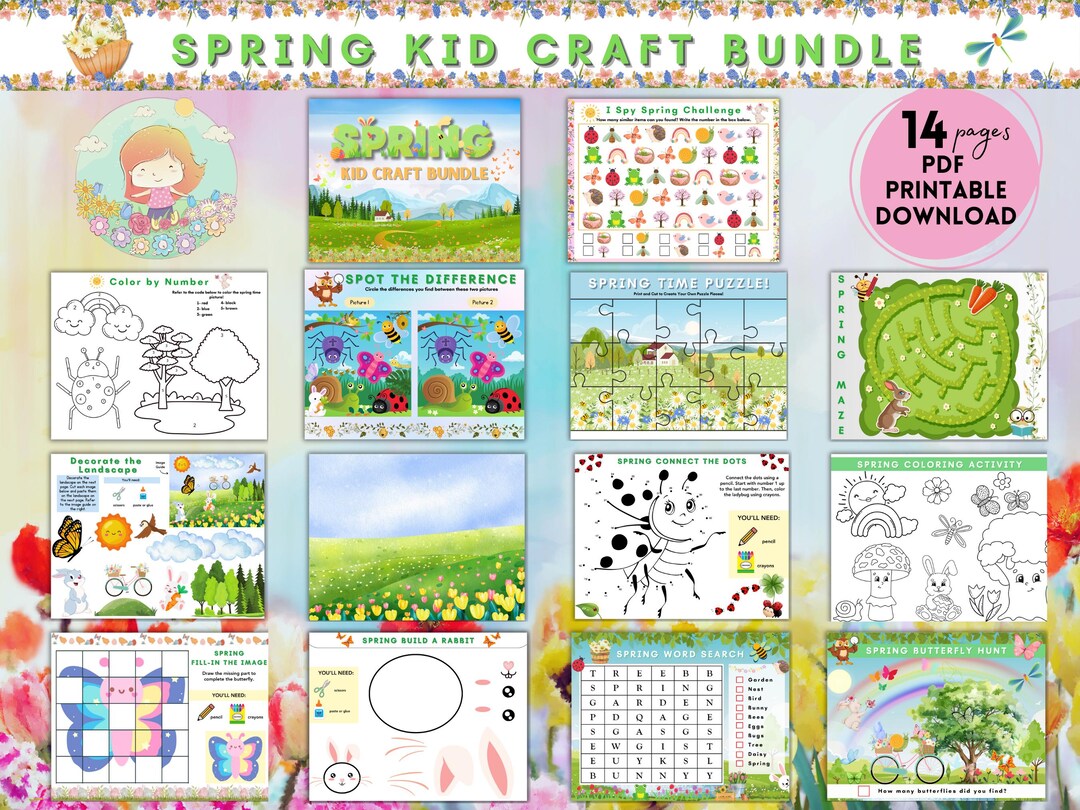 Spring Crafts | Spring Craft Kits | Craft Kit for Kids | Spring Craft ...