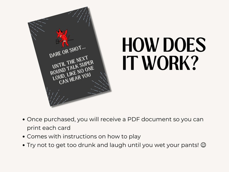 Funny Drinking Games Drinking Games for Adults (Instant Download) Etsy