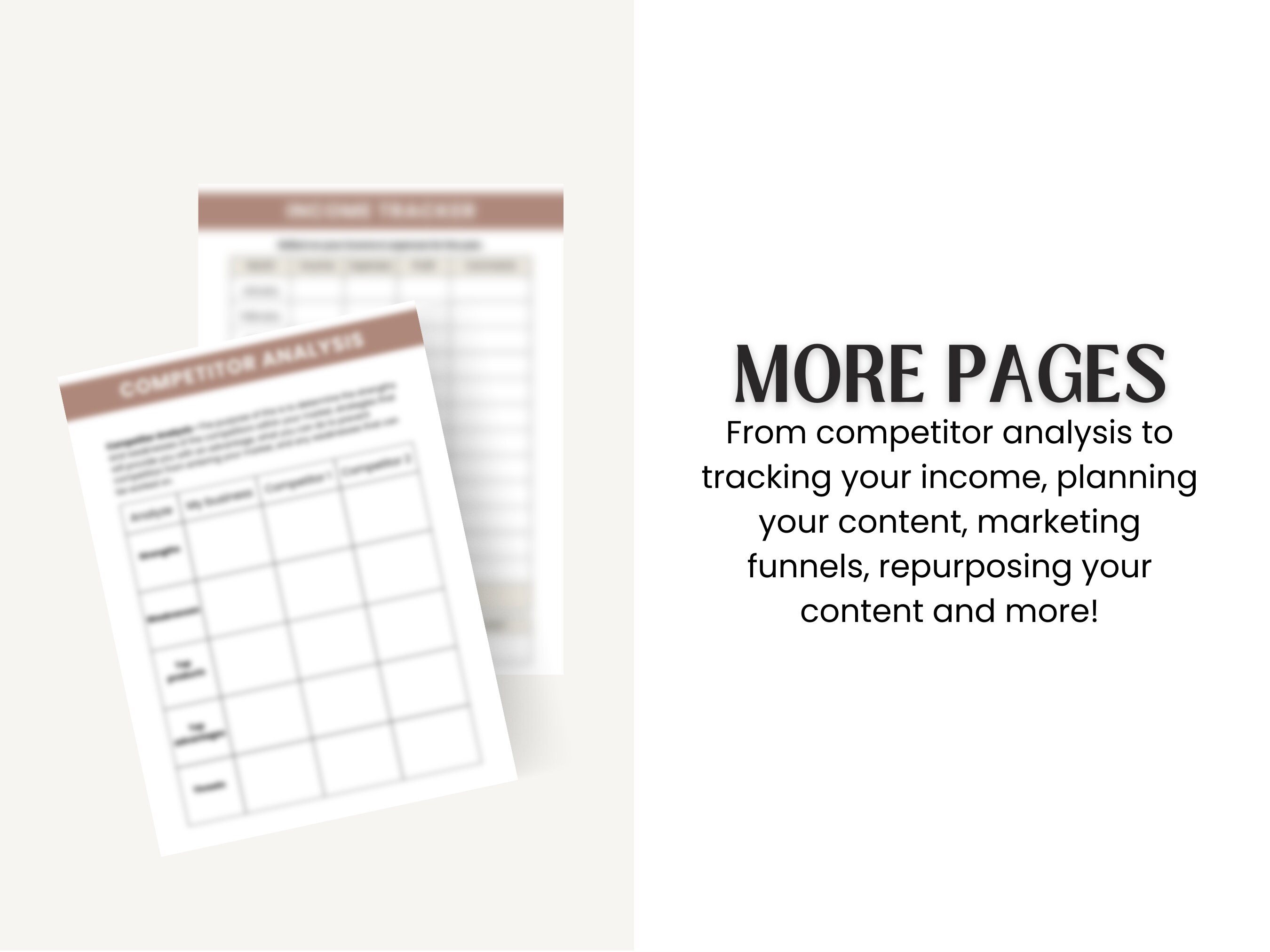 Printable Startup Business Plan Business Plan Printable Business Plan ...