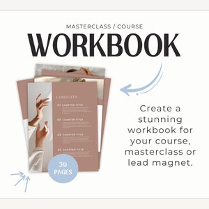Werkmapsjabloon | Canva-werkboek | Canvassjablonen | Coachingsjabloon | Cursuswerkboek | Coachwerkboek | Werkbladsjabloon