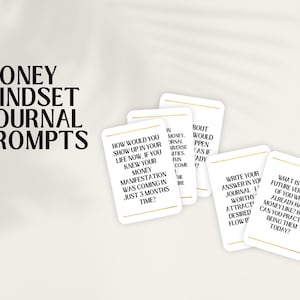 Journal Prompts for Money Mindset | Money Journal | Money Journal Prompts | Money Mindset Journal | Money Manifestation Journal