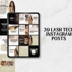 Lash Artist Instagram Graphics | Lash Tech Templates | Lash Tech Instagram | Lash Instagram | Lash Extension | Lash Technician | Lash Social