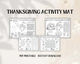 Thanksgiving Activities for Kids | Thanksgiving Activity Coloring Printable | Thanksgiving Games | Thanksgiving Craft | Thanksgiving Dinner