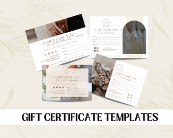 DIY Gift Cards for Business | Gift Card for My Business | Business Gift Card | Business Gift Certificate Template | Gift Certificates