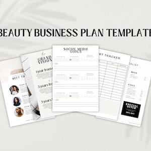 Business Plan Canva Template | Startup Business Plan Template | Business Plans Template | Business Plan Template for Start Up Small Business